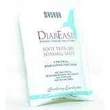 Diabease Antibacterial Dead Sea Mineral Foot Soaking Salts, Soothing Eucalyptus (3 oz)