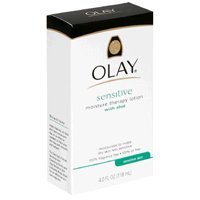 Olay Moisture Therapy Lotion for Sensitive Skin with Aloe, 4 Oz