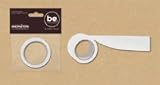 Creative Imaginations Bare Elements Multi-Purpose 1-1/4 Inch by 2 Yards Fabric Book Binding Tape, Elmer White
