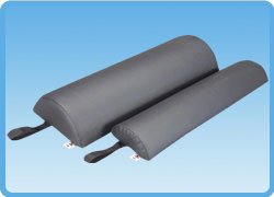9" Half Round Bolster - Grey