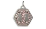 American Medical ID Small Classic Stainless Steel Medical ID Alert Necklace 27
