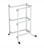 Polder 7178-90 3-Tier Water Bottle Rack, White