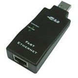 Sabrent NT-USB20 USB 2.0 to RJ45 Fast Ethernet 10/100 Base-T Network Adapter