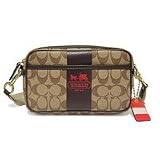 COACH　11355-BKHDB　コーチ　ショルダーバッグ　カーキｘブラウン