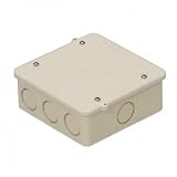 未来工業 PVKボックス 大形四角浅型 ノック付き ベージュ PVK-ALNJ