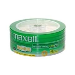Maxell DVD+DL Rohlinge (8x Speed, 8,5GB, 25 St�ck)