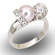 Women's Classic Line LightAmethyst Synthetic Stone Rhodium Ring, Size: 5-10 Women's Classic Line LightAmethyst Synthetic Stone Rhodium Ring, Size: 5-10