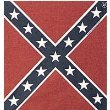 Rebel Confederate Military Flag Cotton Bandanna 22 x 22