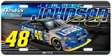 Jimmie Johnson #48 Metal License Plate