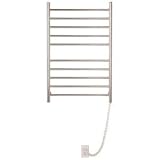 Myson WPRL10B Pearl 10 Bar Wallmount Electric Towel Warmer, Bright Stainless Steel