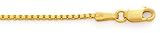 14K Yellow Gold 1.3MM BOX CHAIN 24"