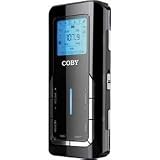 Coby CX90BLK Digital Pocket AM/FM Radio, Black