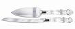 Estate Crystal Knife and Caker Server Set