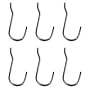 Tote-Ally Cool Accessory Metal Hooks, 6/Pkg.