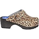 Infant Girls' Cape Clogs Leopard - Tan/Multi