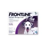 Merial Frontline Plus Flea and Tick Control for 45- to 88-Pound Dogs and Puppies, 6 Month