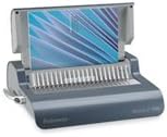 Electric Comb Binding Machine,16-7/8 quot;x15-3/8 quot;x5-1/8 quot;,Gray
