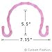 Plastic Bamboo Curley Ends Purse Handle 7