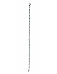1.08 Carat 5 Pointers Bezel Set Diamond Chain Bracelet 14K White Gold