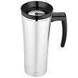 Thermos Sipp 16-Ounce Vacuum Insulated Travel Mug, Black