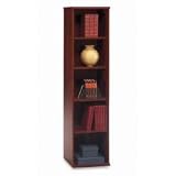 Open Double Bookcase In Hansen Cherry By Bush Furniture