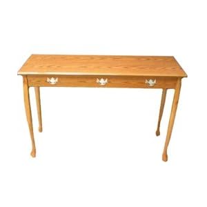 Decorative Foyer Entryway Wall Table Oak Console Sofa Table
