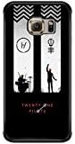 Twenty One Pilots Black White Case (Samsung Galaxy S6 Edge Plus) / Color Black Rubber