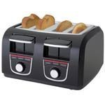 Black & Decker T4569B 4-Slice Toaster, Black