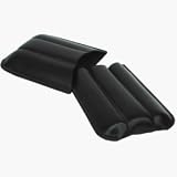 Three Robusto Black Leather Pouch