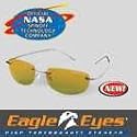 EAGLE EYE SUNGLASSES Style Airos Ultralight. NASA PST Lens. Protects eyes. Precision Vision