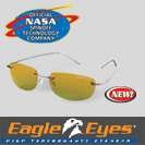 EAGLE EYE SUNGLASSES Style Airos Ultralight. NASA PST Lens. Protects eyes. Precision Vision