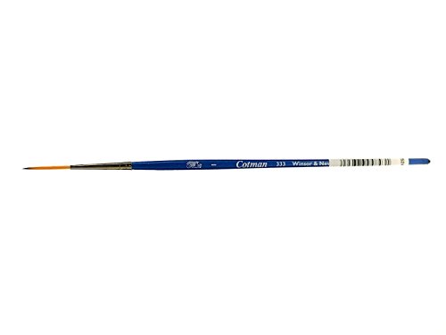 Winsor & Newton Cotman Water Colour Series 333 Short Handle Synthetic Brush - Rigger #1