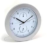 Equity by La Crosse 29002 10-Inch Wall Clock with Indoor Temperature and Humidity Gauges
