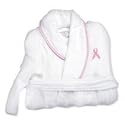 Pink Ribbon Terry Cloth Spa Robe
