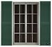 Mid-America 15x43 Forest Green Louvered Shutter