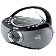 NEW COBY MPCD455 BLACK SILVER BOOMBOX MP3 CD AMFM (Home & Office)