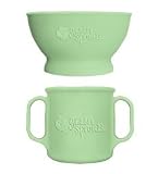 Child-sized Eco-Friendly Green Silicone Bowl