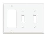Leviton 3 Gang Wallplate (005-80421-00W)