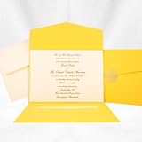21uiRg5EkxL. SL160  Pocket Fold Wedding Invitation Kit Lemon Sorbet (10 Pack) Reviews