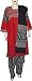 Indian Salwar Suit Printed Embroidered Cotton Womens Dress Size L (slk339a)