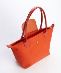 Longchamp Planetes Medium Shoulder Tote Orange
