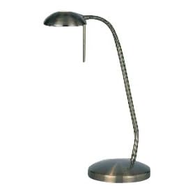 Touch/dimmer table lamp in Antique Brass 656-TL-AN