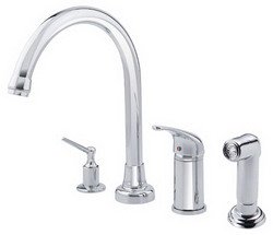 Danze - Melrose - Single Handle High-Rise Kitchen Faucet w/Spray