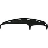 ABS Molded Dash Cap Skin Cover Overlay for 98-02 Dodge Ram 2500 3500 (BLACK) by DashSkin