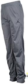 Jordan AJ Tricot Jumbo Jumpy Cuff Pants - Boys' Grade School (6 (5-6YRS), Dark Grey/Black)