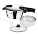 fissler 新型圧力鍋 ビタクイック 3.5L 「専用ガラス蓋・蒸し器・三脚・料理ブック付き」