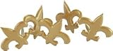 Eyelet Outlet Brads Fleur De Lis Gold 12/Pkg QBRD-7722; 3 Items/Order