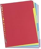 Produkt-Bild: ELBA Karton-Register, blanko, DIN A4, farbig, 6-teilig VE=1