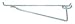 Tools & Hardware : Lehigh Group/Crawford #14580 2PK 8" Bracket Peg Hook