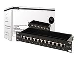Produkt-Bild: DIGITUS Patch Panel 25,4cm 10Zoll Cat6 12-Port geschirmt